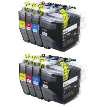 Brother LC-3219XL inkt cartridge 2x4 dubbel Multipack - Huismerk