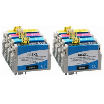 Epson 603XL inkt cartridges 8 stuks Multipack - Huismerk