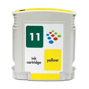 Huismerk voor HP 11 inkt cartridge / HP C4838A inkt cartridge Geel (28 ML)