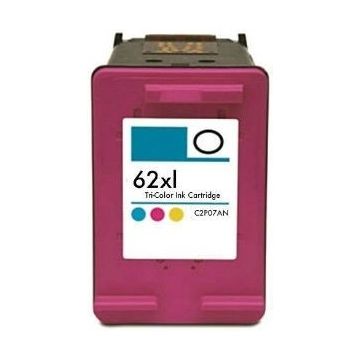 Huismerk voor HP 62XL inkt cartridge Kleur (C2P07AE) 19ML