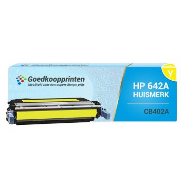 Huismerk voor HP CB402A toner Geel (7.500 afdrukken)