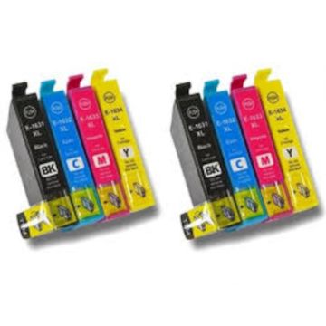 Epson T1636 inkt cartridge Multipack (set 8x) - Huismerk