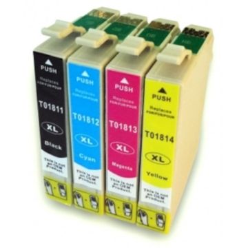 Huismerk Epson 18XL inkt cartridges 4-Kleuren Multipack (63,2 ml)
