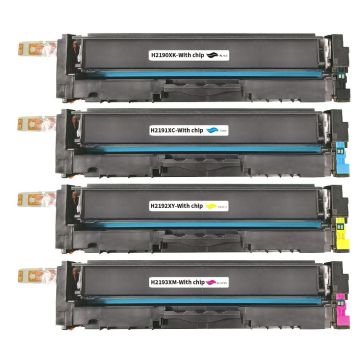 Huismerk voor HP 219X toner Multipack (MET CHIP) hoge capaciteit