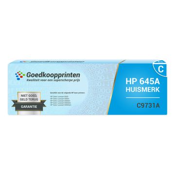 Huismerk voor HP 645A / C9731A toner cartridge Cyaan - (12.000 afdrukken) Huismerk voor HP 645A / C9731A toner cartridge Cyaan - (12.000 afdrukken)