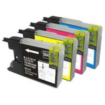 Huismerk Brother LC-1280 inkt cartridges 4-Kleuren Multipack (48 ml)