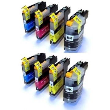 Huismerk Brother LC-223 inkt cartridges 2 x 4 Kleuren Multipack (92ml)