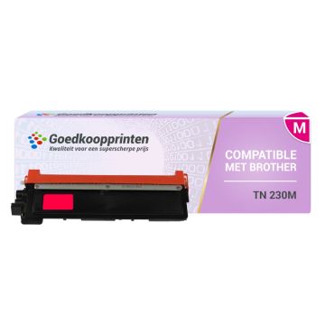 Brother TN-230M toner cartridge Magenta - Huismerk (1.600 afdrukken)