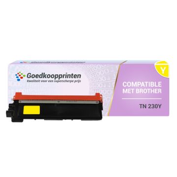 Brother TN-230Y toner cartridge Geel - Huismerk (1.600 afdrukken)