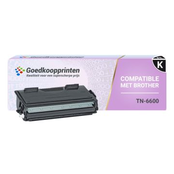 Brother TN-6600 toner Zwart (6.000 afdrukken) - Huismerk