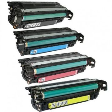 Canon 723 toner cartridge Multipack Zwart en Kleur - Huismerk Actie Set