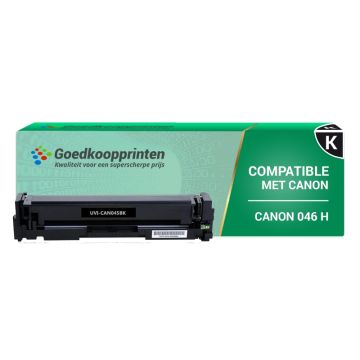 Canon 046H toner cartridge Zwart - Huismerk