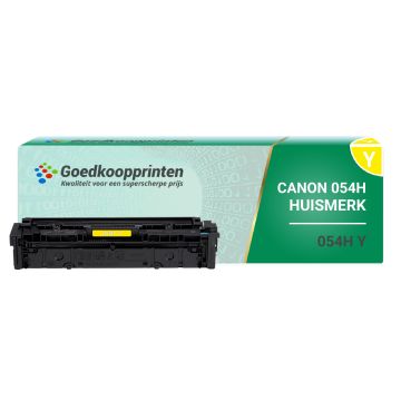 Canon 054H toner cartridge Geel (2.500 afdrukken) - Huismerk