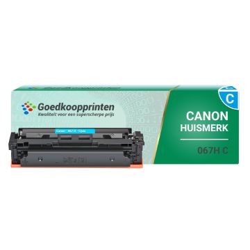 Canon 067H toner cartridge Cyaan - 2350 afdrukken