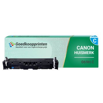Canon 069H toner cartridge Cyaan Huismerk - 5500 afdrukken