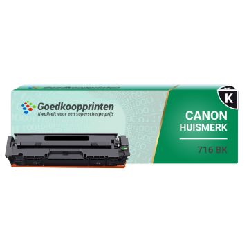Canon 716BK toner Zwart (2.500 afdrukken) - Huismerk