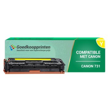 Canon 731Y toner cartridge Geel (2.000 afdrukken) - Huismerk