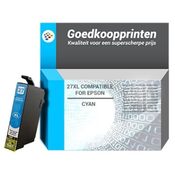 Epson T2712 inkt cartridge Cyaan - Huismerk (14ML) Epson T2712 inkt cartridge Cyaan - Huismerk (14ML)