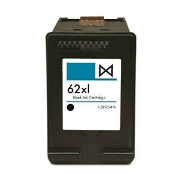 Huismerk voor HP 62XL (C2P05AE) cartridge inkt cartridge Zwart (18ML)