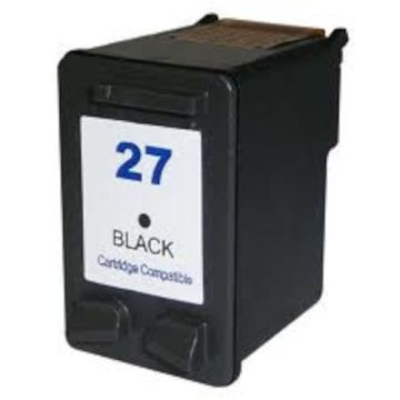 Huismerk HP 27 (C8727AE) inkt cartridge Zwart (20 ml)