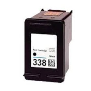 Huismerk HP 338 (C8765EE) inkt cartridge Zwart (19 ml)