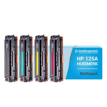 Huismerk voor HP 125A toner Multipack set (4 stuks)