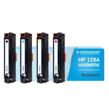 Huismerk voor HP 128A toner cartridge Multipack set