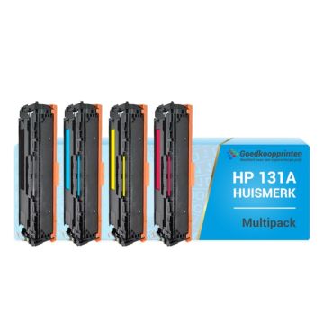 Huismerk HP 131X (131A) toner cartridge Multipack