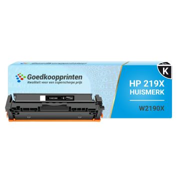 Huismerk voor HP W2190X (219X) toner Zwart MET CHIP hoge capaciteit