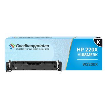 Huismerk voor HP W2200X (220X) toner Zwart MET CHIP hoge capaciteit