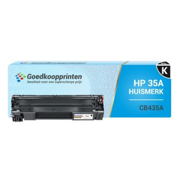 Huismerk HP 35A toner / CB435A toner zwart - 2.000 afdrukken