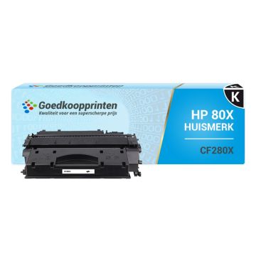 Huismerk voor HP 80X toner / HP CF280X toner Zwart (6.900 afdrukken)