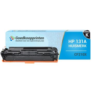Huismerk voor HP CF210X toner cartridge Zwart - 2.500 afdrukken