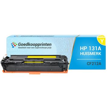 Huismerk voor HP CF212A toner cartridge Geel - 1.800 afdrukken