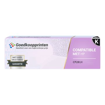 Huismerk voor HP 81X toner / HP CF281X toner Zwart (25.000 afdrukken)
