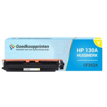 Huismerk HP CF352A (130A) toner Geel - 1.250 afdrukken