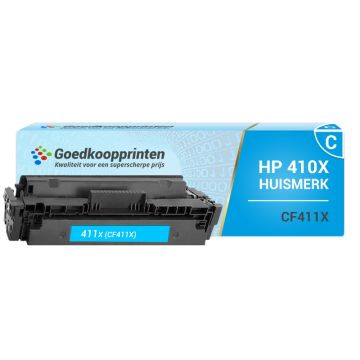 Huismerk voor HP CF411X toner cartridge Cyaan (5000 afd.)