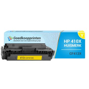 Huismerk HP CF412X toner Geel (5000 afd.)
