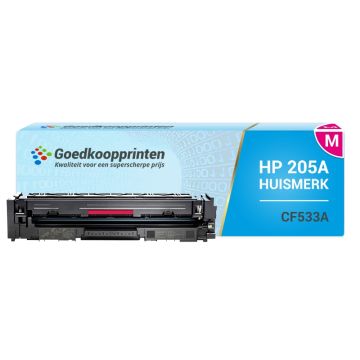 Huismerk voor HP CF533A toner cartridge (205A) Magenta - 900 afdrukken