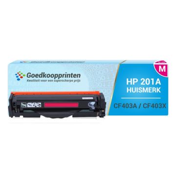 Huismerk HP CF403A toner / HP CF403X toner Magenta (2.400 afdrukken)