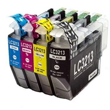 Huismerk Brother LC-3213 XL inkt cartridges 4- Kleuren Multipack (45 ml)