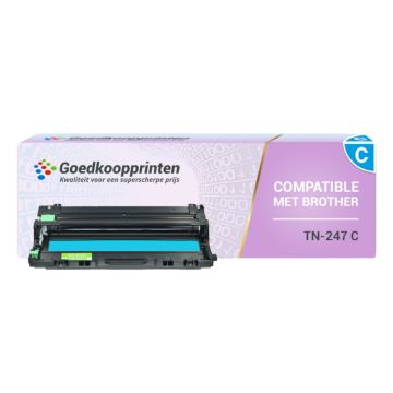 Huismerk Brother TN-247 (TN-243) toner cartridge Cyaan -2.300 afdrukken
