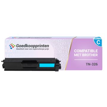 Huismerk Brother TN326C toner Cyaan - 3.500 afdrukken