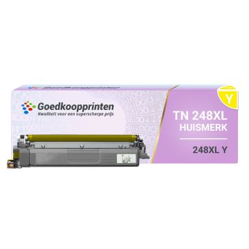 Brother TN-248XL Y toner Geel - Huismerk