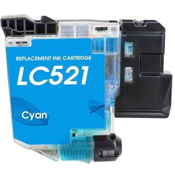 Brother LC-521 Cyaan - Huismerk