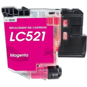 Brother LC-521 Magenta - Huismerk